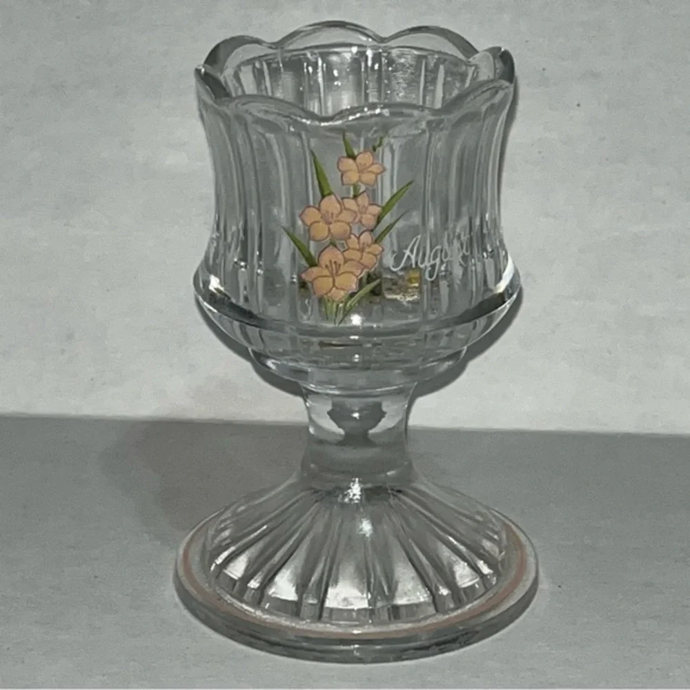 Vintage Fenton Votive August‎ Flower Candleholder
